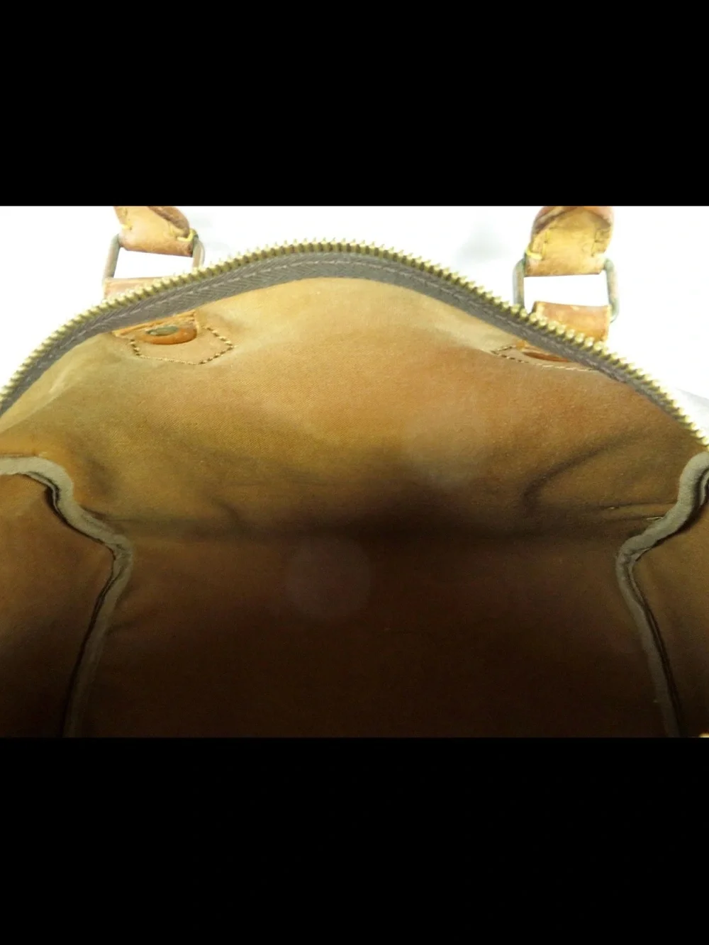 Louis Vuitton Monogram Canvas Satchel in Brown and Tan